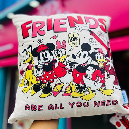 ALMOFADA 40X40 MICKEY E SEUS AMIGOS – DISNEY