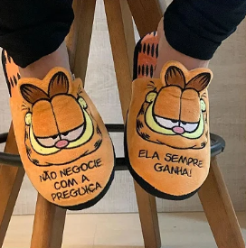 Chinelo de Quarto Garfield