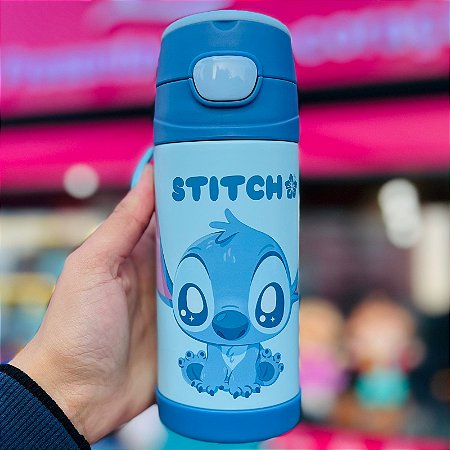 GARRAFA TÉRMICA INFANTIL TOP HANDLE STITCH – DISNEY