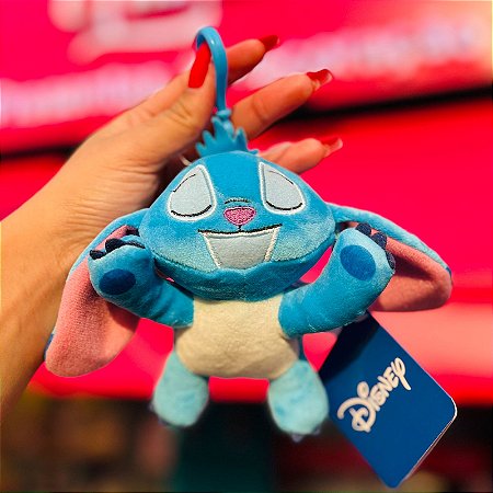 Pelucia Disney Chaveiro Clipon Dormindo Stitch