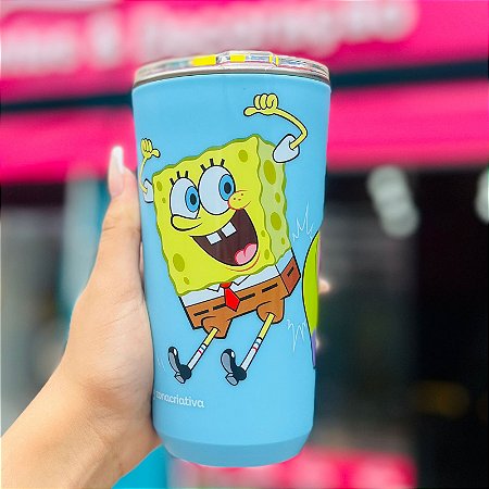 Copo Sky Bob Esponja e Patrick