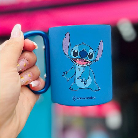 Caneca Mosquetão Stitch - Disney