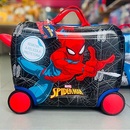 Mala Infantil De Viagem Homem aranha  Com Rodinhas