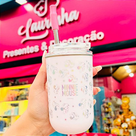 Copo Neo com Canudo Minnie Mouse - Disney