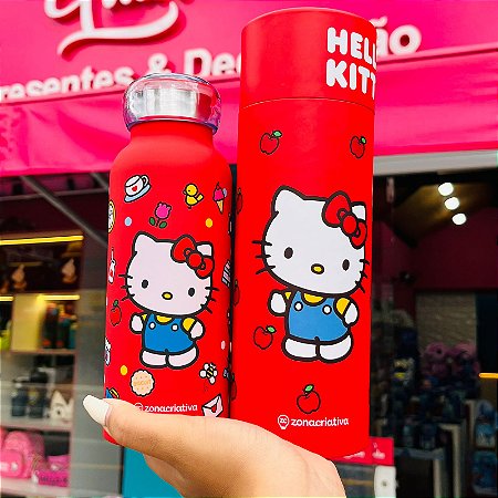 Garrafa Inox Bubble Hello Kitty 500ml