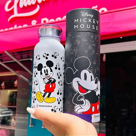 GARRAFA BUBBLE 500ML MICKEY MOUSE HOLOGRAFICO