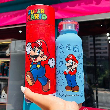 GARRAFA BUBBLE 500ML SUPER MARIO