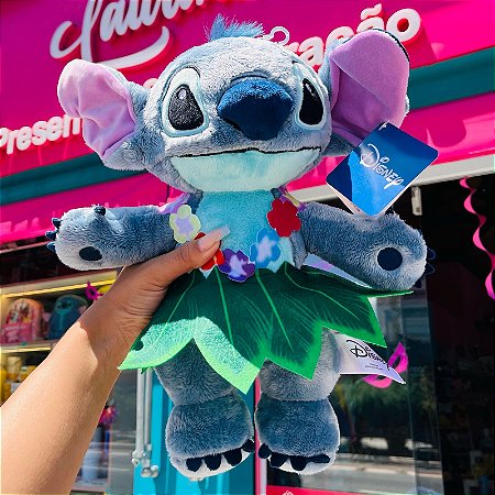 Disney Pelúcia Stitch Aloha - 33 cm