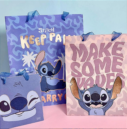 Sacolas para Presente Stitch
