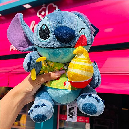 Pelúcia Disney Stitch Sorvete de Abacaxi 25cm