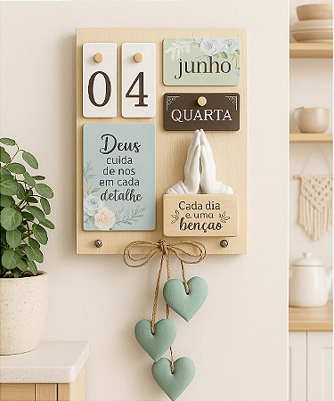 CALENDÁRIO PERMANENTE CADA DIA É UMA BENÇÃO...23X15