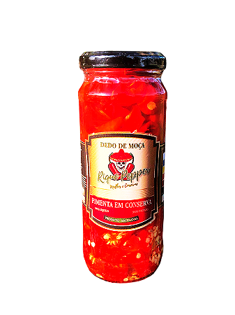 Pimenta Dedo de Moça em Conserva 180g - Rique Pepper 🌶️