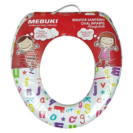 Redutor Sanitário Oval Infantil Almofadado