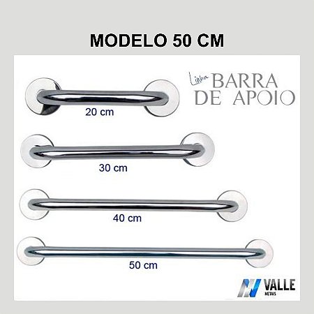 Barra De Apoio Valle Metais 50 Cm