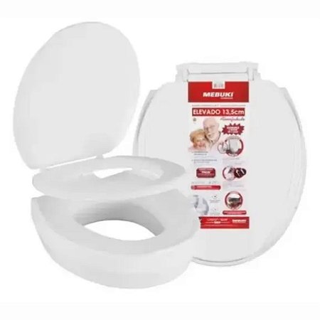 Assento Sanitário Elevado 13,5 cm Mebuki