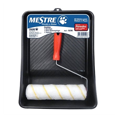 Kit p/ Pintura 1576 Antirespingo Econômico 3 Pecas