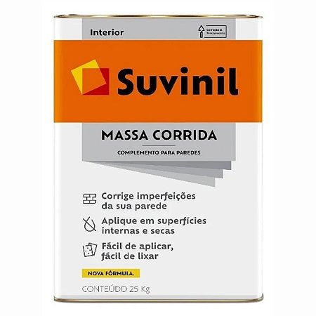 Massa Corrida Pva Suvinil 18 L