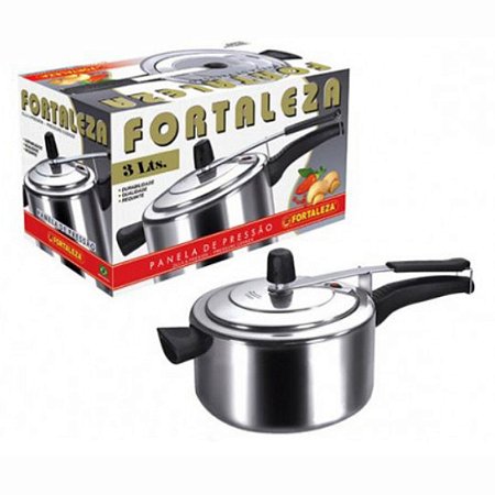 Panela de Pressão 3 litros Polida 781003 Fortaleza