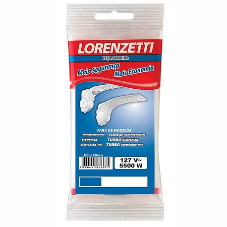 RESISTÊNCIA 3060-A DUO SHOWER QUADRA 127V 5500W  LORENZETTI 20107