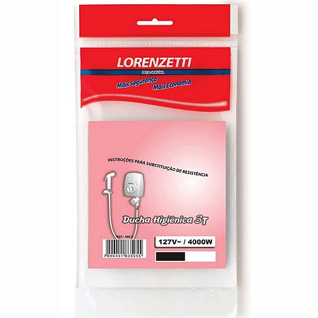 RESISTÊNCIA DUCHA HIG 3T 127/4000W 7589058  LORENZETTI 18698