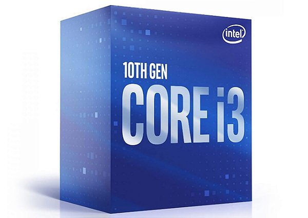 PROCESSADOR INTEL CORE I3-10100F, 4-CORE, 8-THREADS, 3.6GHZ (4.3GHZ TURBO), CACHE 6MB, LGA1200, BX8070110100F