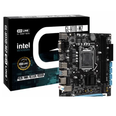 Placa Mãe Goline Gl H110m Gd4 Socket Lga 1151 / Vga / Ddr4