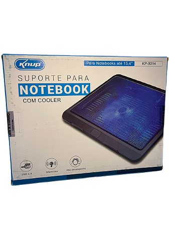 Suporte para notebook 15,4” com cooler Kp 9014