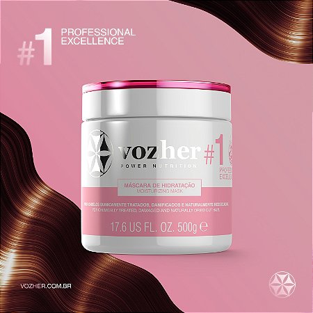Máscara de Hidratação Profissional Vozher #1 — 500g