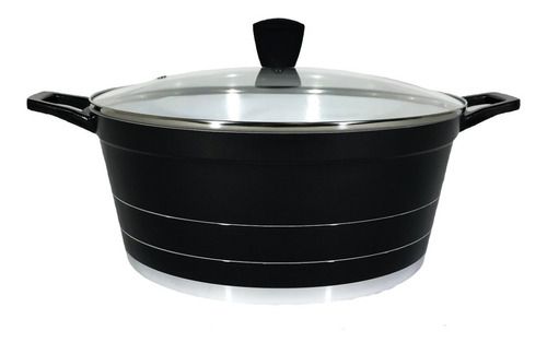 Panela Caçarola Grossa Cerâmica 32cm Não Gruda