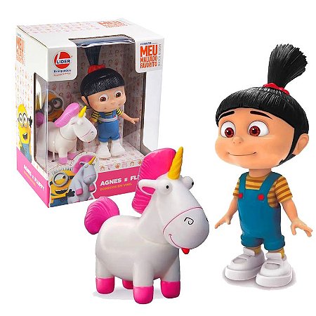 Boneca Vinil Meu Malvado Favorito Agnes E Fluffy Articulados