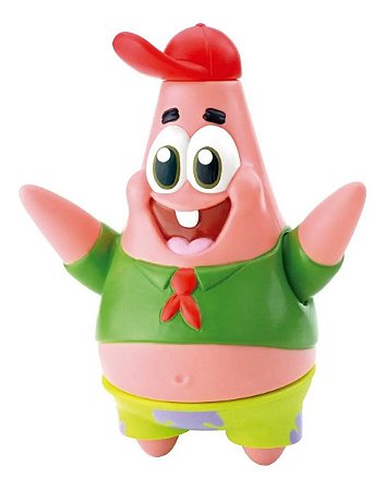 Boneco De Vinil Patrick 20cm - Turma Do Bob Esponja