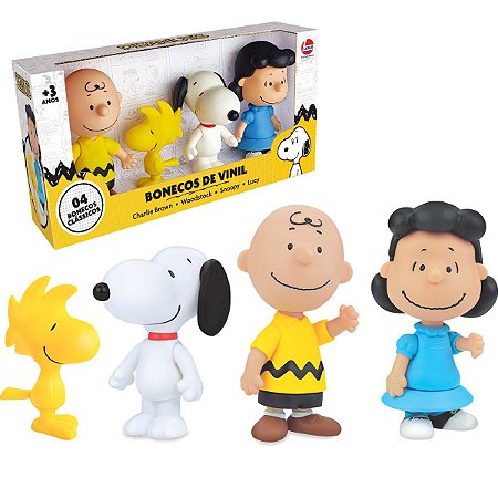 Boneco De Vinil Turma Do Snoopy - Original - Peanuts