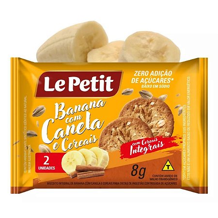 Sache Biscoito Banana E Canela Integral Recepção Coquetel
