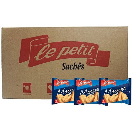 Sachê De Bolachas Maizena 9g Cx 180un - Le Petit