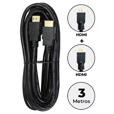 Cabo Hdmi 4k 3mts Importado Hd Premium Tv Dvd PS3 PS4 XB