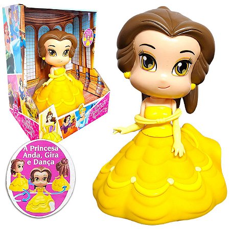 Boneca Bella Dançarina Disney Princesa Com Movimentos