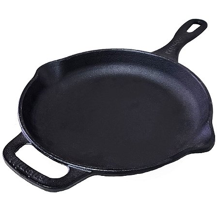 Frigideira De Ferro Fundido 28cm Grande Ideal P/ Restaurante