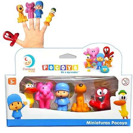Pocoyo Dedoche Miniaturas Para Dedo 5und Fantoche Infantil