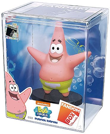 Fandom Box Boneco Colecionável Lider 023 - Patrick Estrela 11cm