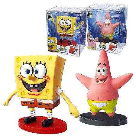 Bob Esponja E Patrick Coleção Bonecos Fandom Box Lider