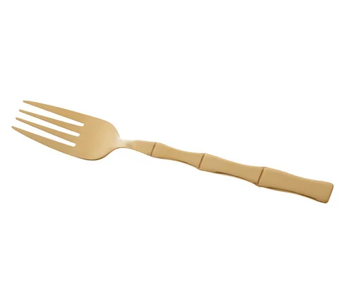 Jogo de 6 Garfos para Mesa Bambu Elegant Champanhe - Lyor