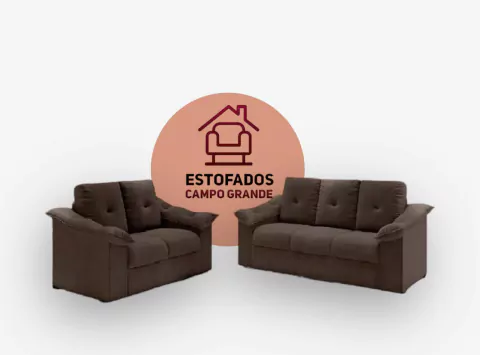 Conjunto de Sofás 3 e 2 Lugares