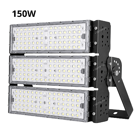 Refletor LED 150W Fator 100% IP67 Modular Branco Frio