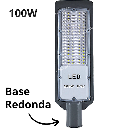 Luminária Led 100W Smd IP67 Base Redonda uso geral
