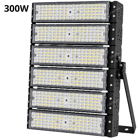 Refletor LED 300W Fator 100% IP67 Modular Branco Frio