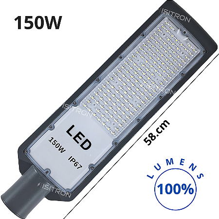 Luminária 150W Fator 100% Led SMD IP67 Base Redonda uso geral