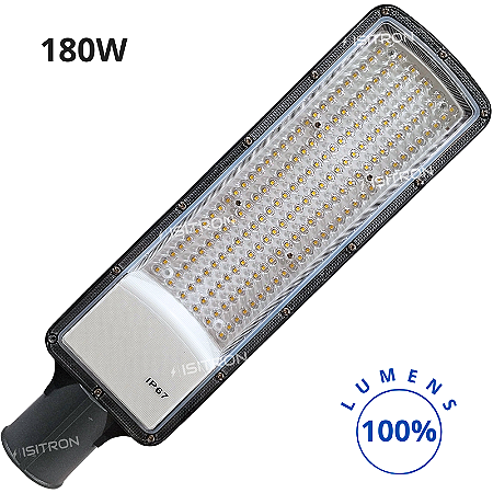 Luminária 180W Fator 100% Led SMD IP67 Base Redonda 140LM/W uso geral
