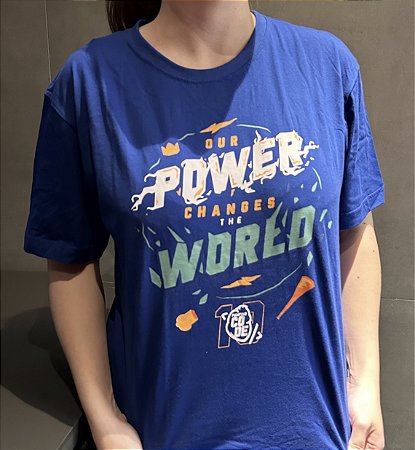 Camiseta Comemorativa Pumping Code - Azul