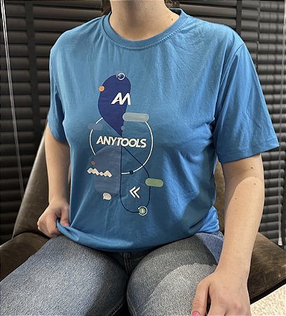Camiseta Anytools - Azul Claro