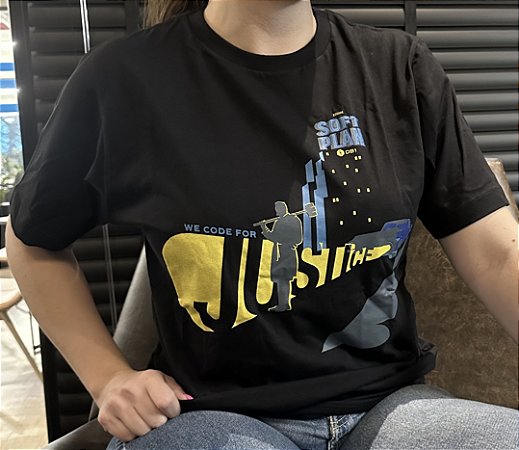 Camiseta We code for Justice
